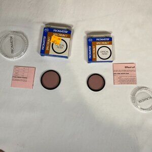 Promaster Spectrum 7 FL-D 55mm and 49mm Optical Filters Vintage Parts & Accessor